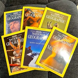 National Geographic 1998 (LOT OF 6)